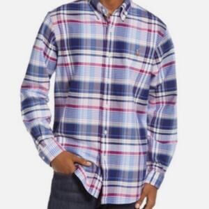 Polo Ralph Lauren Classic Fit Plaid Long Sleeve Button Up Shirt Size XL